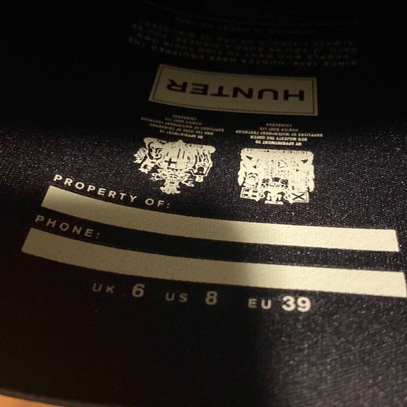 ☔️New! Hunter Tall Rainboots☔️ - Picture 5 of 7